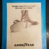 Vtg GoodYear Advertising Cardboard Poster/Sign Longer Wear Most Shoes Clothing