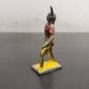 Vtg Unmarked Metal Toy Figurine Warrior W/Chest Plate Holding Sword Collectible