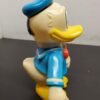 Vtg Walt Disney Plastic Donald Duck Piggy Bank W/Stopper Made Korea Collectible