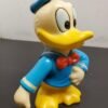Vtg Walt Disney Plastic Donald Duck Piggy Bank W/Stopper Made Korea Collectible
