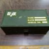 GI Joe Footlocker 1993 Green Storage Box Locker W Tray & Rope Latches Empty