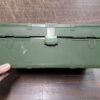 GI Joe Footlocker 1993 Green Storage Box Locker W Tray & Rope Latches Empty