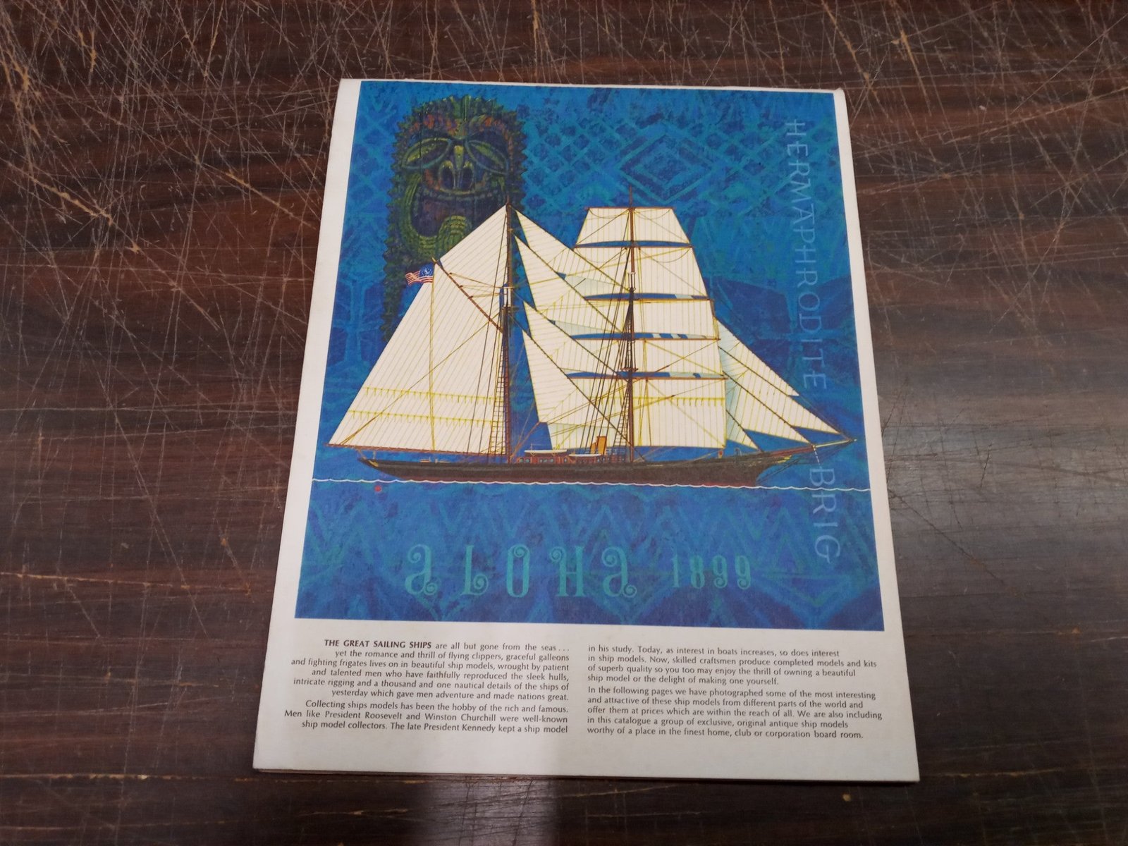 20220225113212a.jpg VTG 1899 Hermaphrodite Brig Aloha Great Sailing Ships Collecting Models Catalog