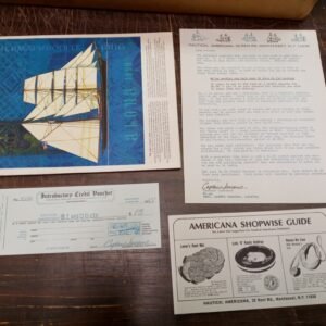 VTG 1899 Hermaphrodite Brig Aloha Great Sailing Ships Collecting Models Catalog