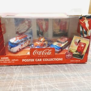 20220314160857a.jpg 2003 Johnny Lightning Coca Cola Poster Car Collection Ford VW Bus Original Box