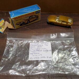 VINTAGE LESNEY MATCHBOX #56 ENGLAND BMC 1800 PININFARINA SUPERFAST W/BOX GOLD
