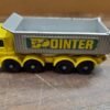 VINTAGE LESNEY MATCHBOX #51 8 WHEEL TIPPER W/BOX POINTER YELLOW CARS TOYS