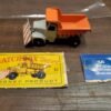 Vintage Mint Lesney Matchbox Toy Car Box #16 Scammell Mountaineer Snow Plough