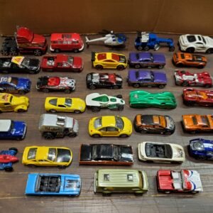 Lot of 33 Hot Wheels Matchbox Misc Die Cast Toy Cars VW Corvette Mustang Supra
