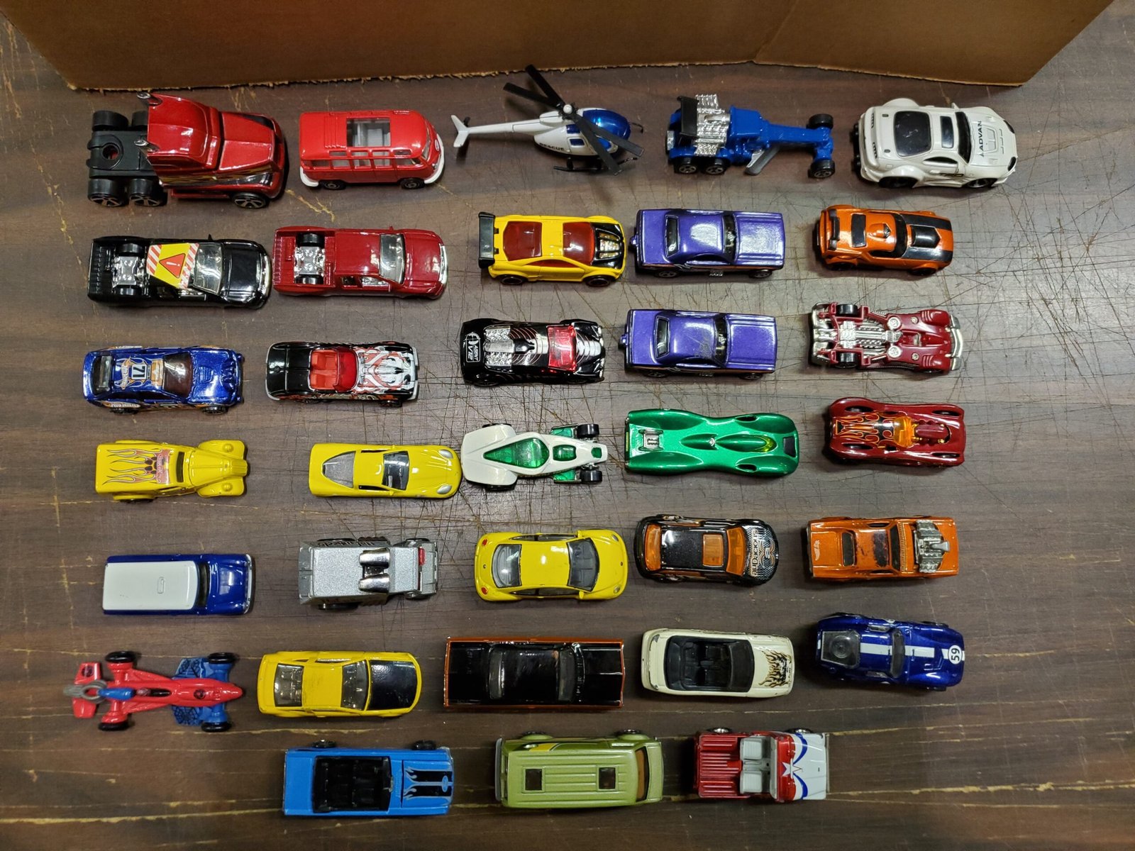 20220901_105638-scaled-1.jpg Lot of 33 Hot Wheels Matchbox Misc Die Cast Toy Cars VW Corvette Mustang Supra