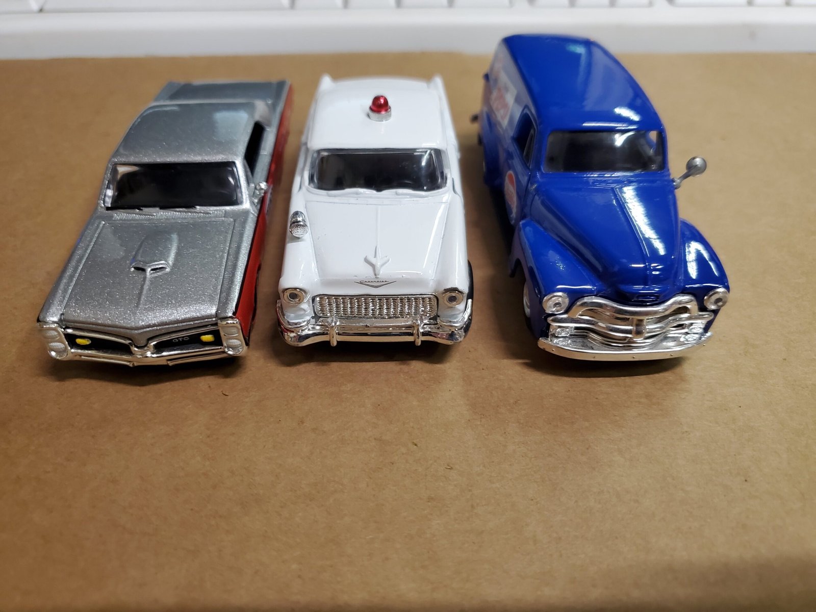 Vintage 3Pc Lot Road Champs Matchbox Alaska Police Pepsi Delivery Texaco 67 GTO