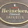 Vintage Imported Heineken Special Dark Beer Sign 13x10 Man Cave Garage Bar