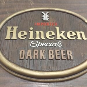 20231012133928a.jpg Vintage Imported Heineken Special Dark Beer Sign 13x10 Man Cave Garage Bar