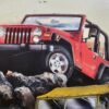 1941-2001 Jeep 60 Years of Service Tin Mancave Sign Willys CJ7 Renegade Wrangler