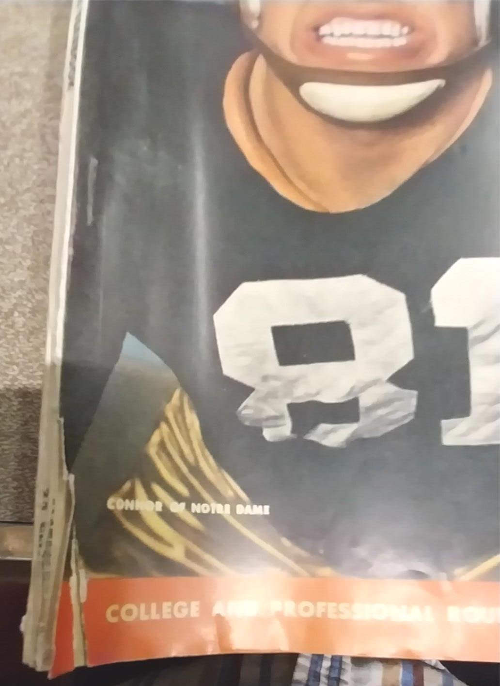 20240108074532a.jpg VTG 1947 Street Smith Pictorial Football Yearbook Conner Notre Dame Magazine