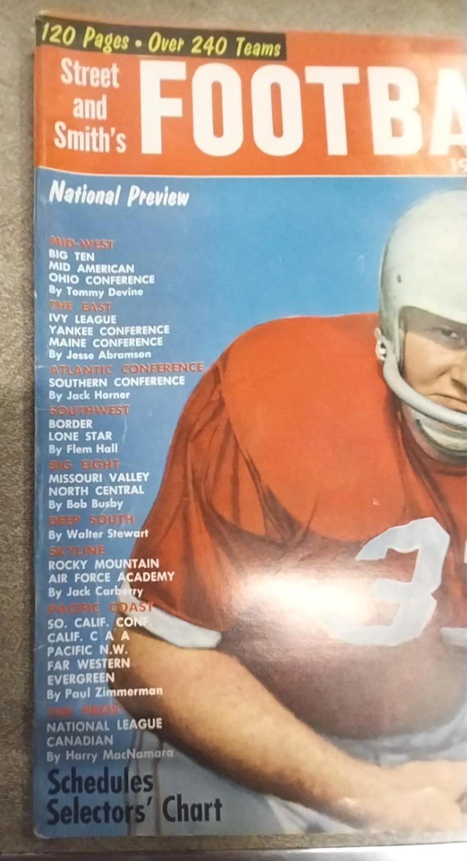20240108080433a.jpg 1958 Street Smiths Football Yearbook Bob White Ohio State Magazine