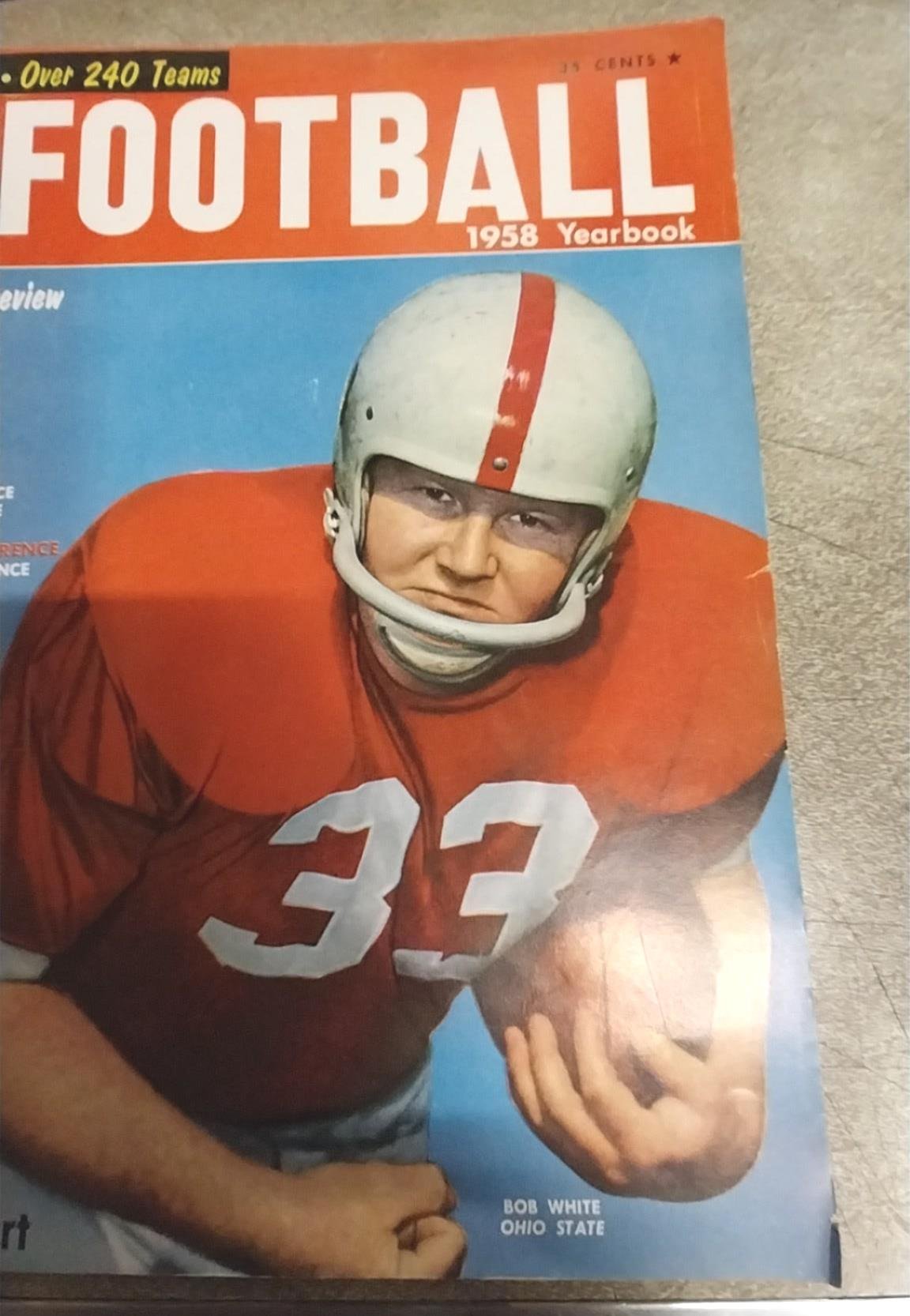 20240108080437a.jpg 1958 Street Smiths Football Yearbook Bob White Ohio State Magazine