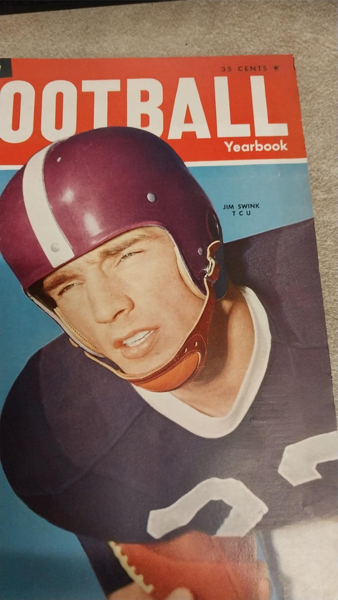 20240108095813a.jpg Vtg 1944 College Football Yearbook NFL Jim Swink T C U Street Smiths