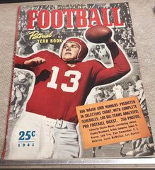 VTG 1941 Street & Smiths Frankie Albert Football Pictorial Yearbook Photos Sport