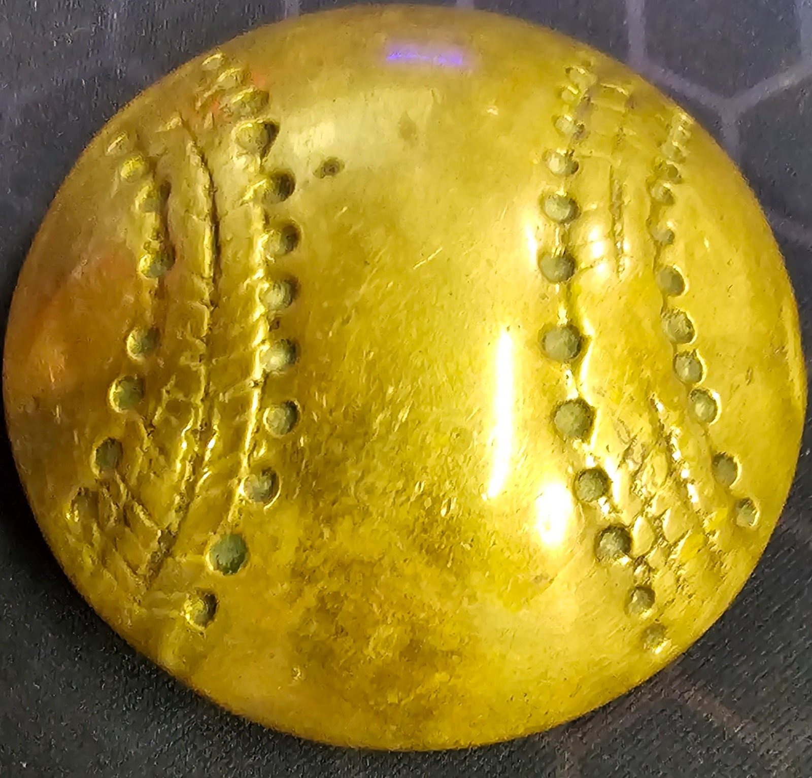 20240125141155a-1.jpg VTG Solid Brass Round Baseball Engraved Belt Buckle Sports American