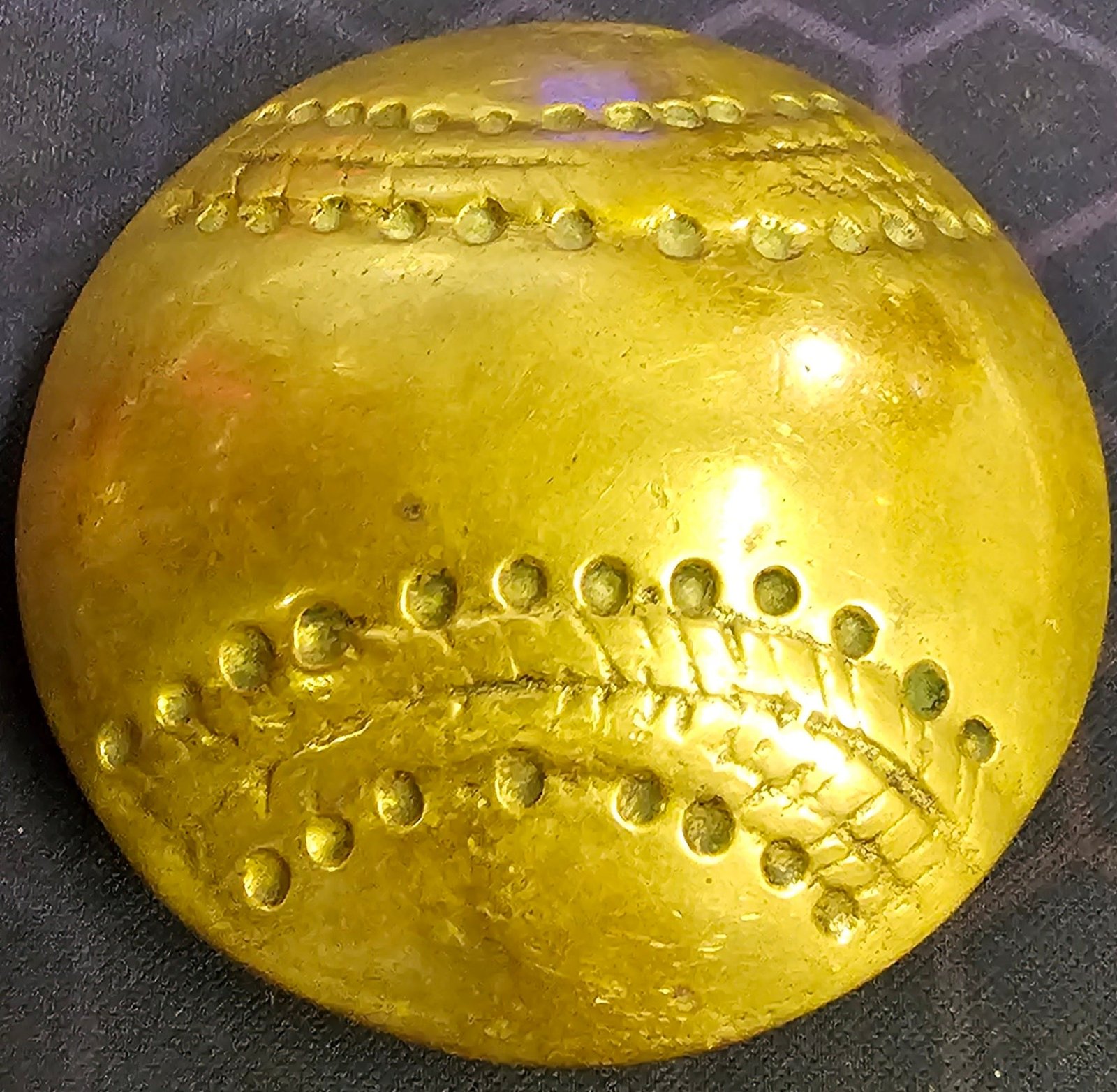 20240125141201a.jpg VTG Solid Brass Round Baseball Engraved Belt Buckle Sports American