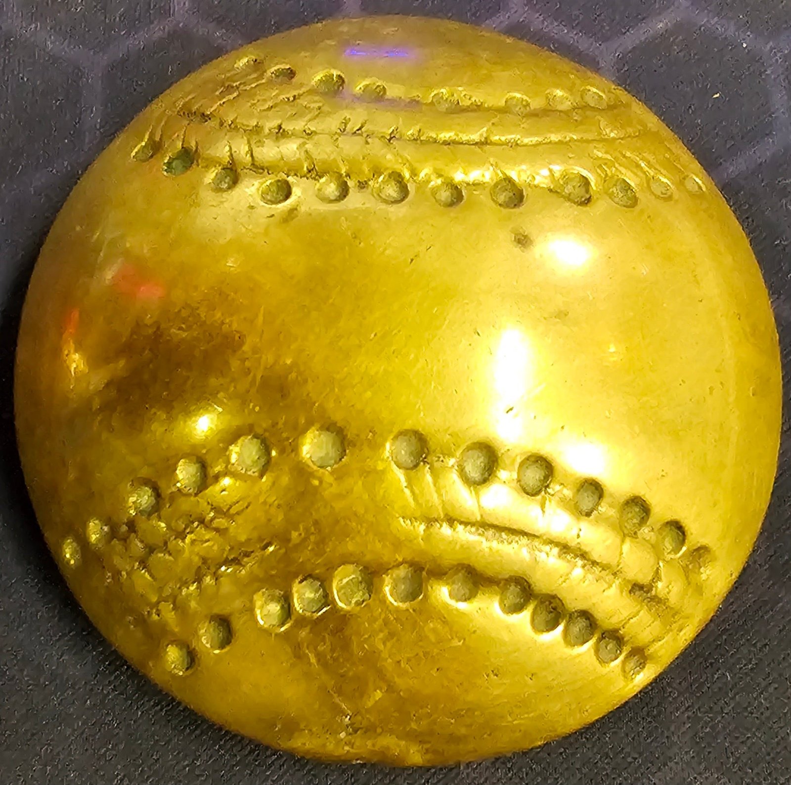 20240125141206a.jpg VTG Solid Brass Round Baseball Engraved Belt Buckle Sports American