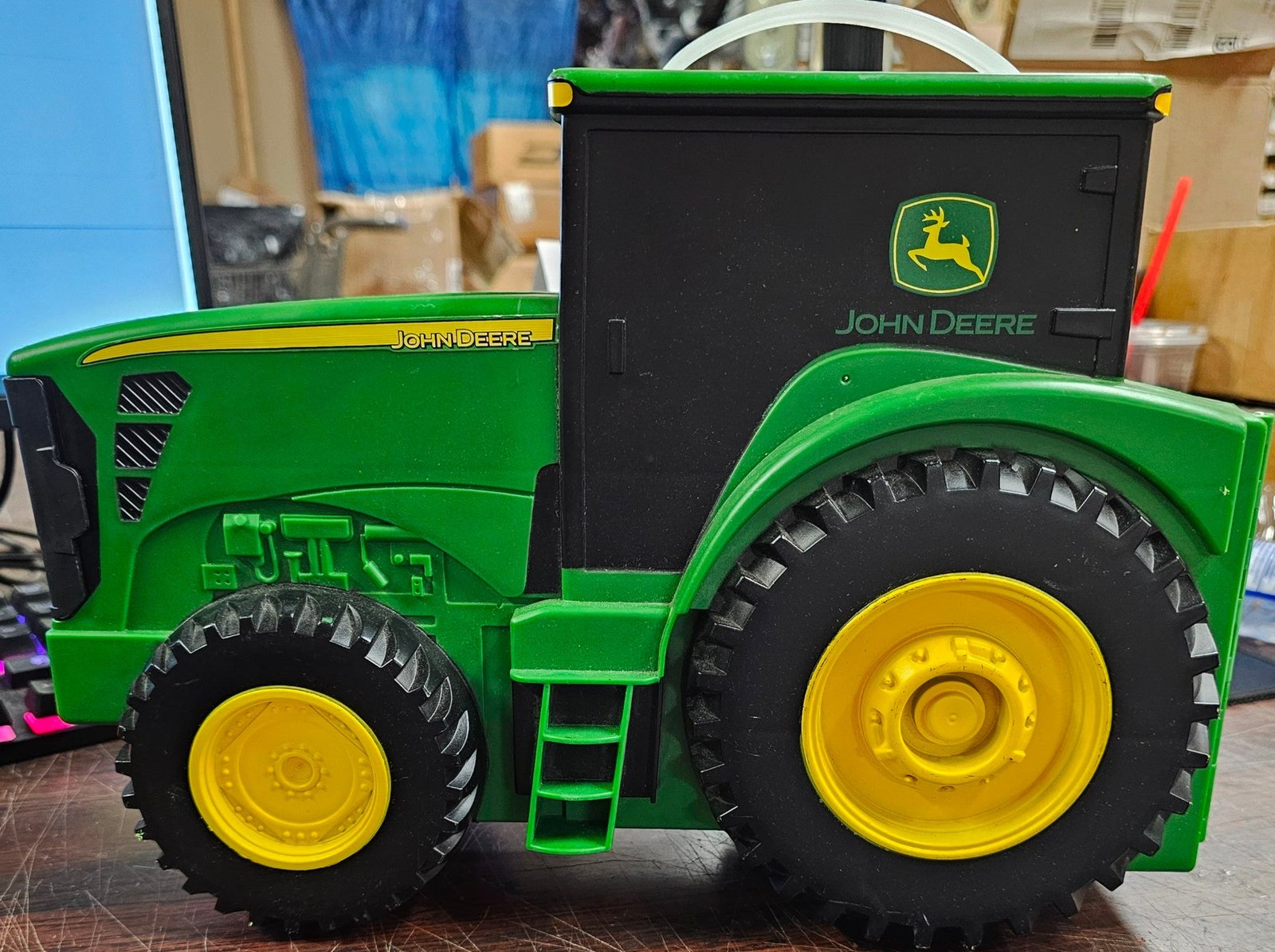 ERTL John Deere Green Farm Tractor Toy Car Vehicle Storage Carry Case Farm Kids