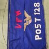 Vintage VFW Banner Felt Post 128 Rochester Pa Veterans WW2 Korean Vietnam Sign