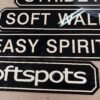 Set of Six Brand Name Shoes Signs Department Store Vtg Display Isle Easy Spirit