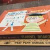 Count n Spell Flannel Board Set No.722 Standard Toy Kraft's Incomplete Used