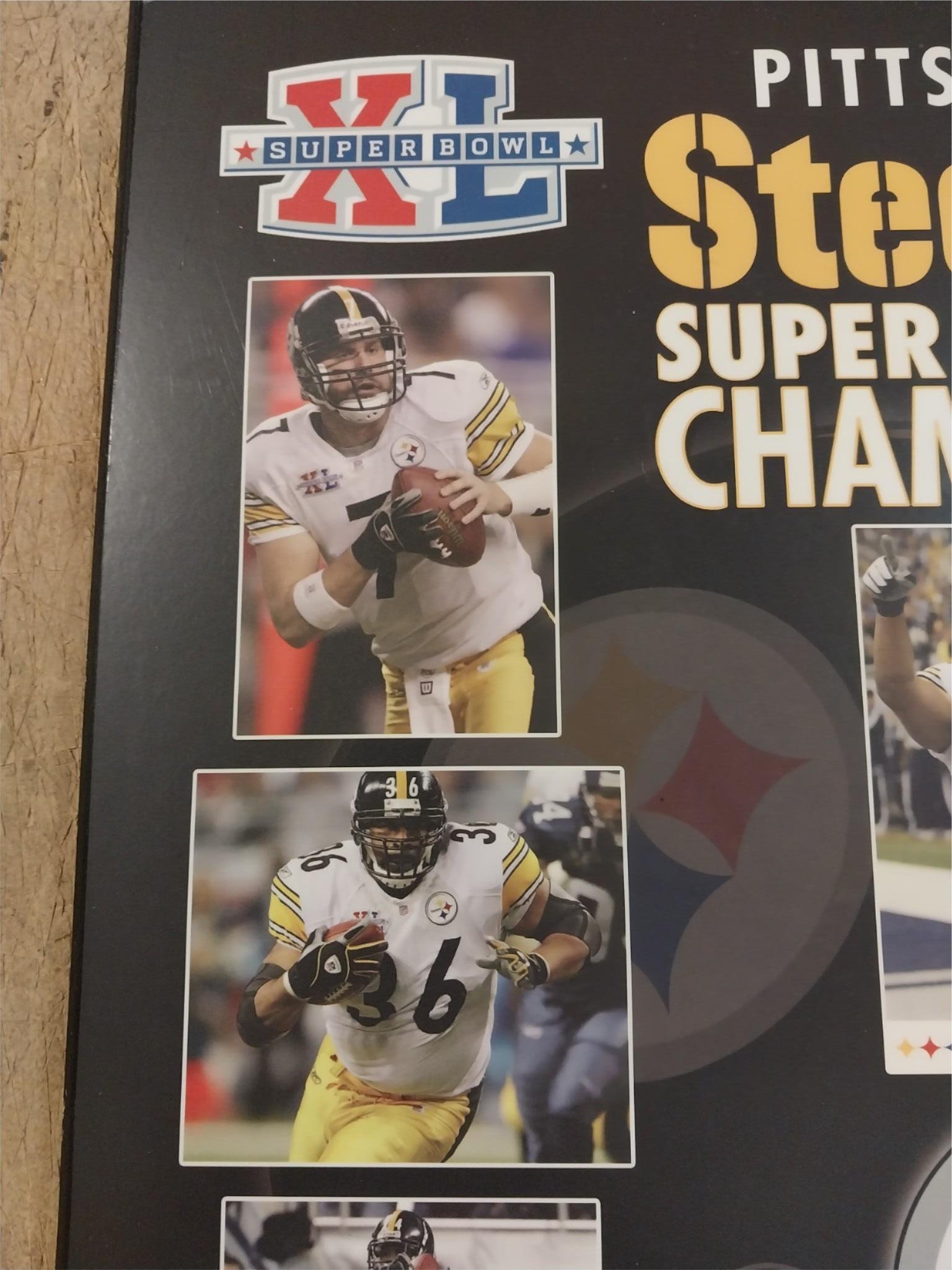 20241223131433a.jpg Pittsburgh Steelers Super Bowl XL Champions Hines Ward MPV 20x16 Plaque 2006