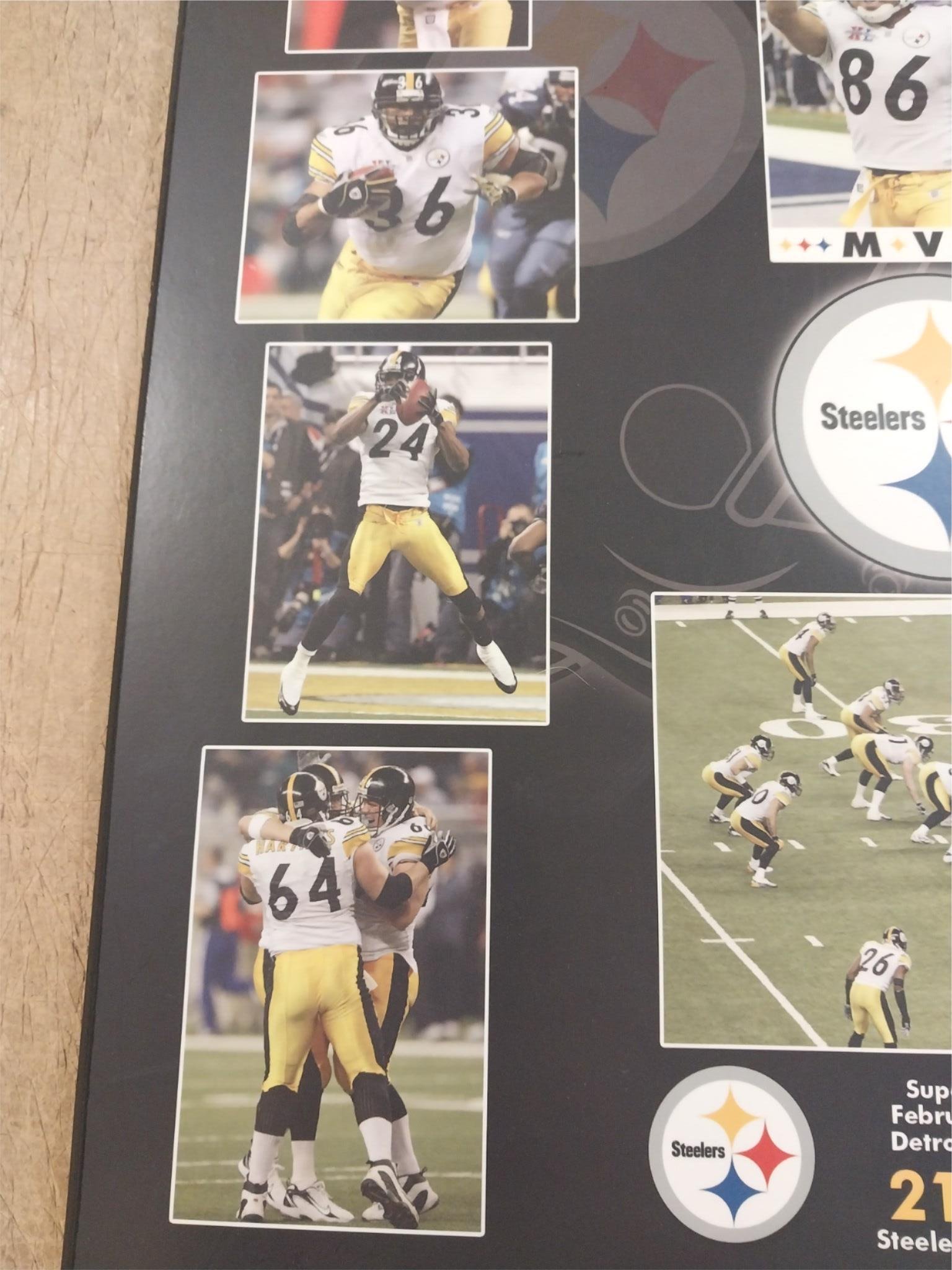 20241223131437a.jpg Pittsburgh Steelers Super Bowl XL Champions Hines Ward MPV 20x16 Plaque 2006