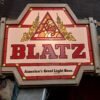 Vtg 1977 Blatz America's Great Light Beer Lighted Advertising Sign Working Plast