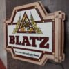 Vtg 1977 Blatz America's Great Light Beer Lighted Advertising Sign Working Plast