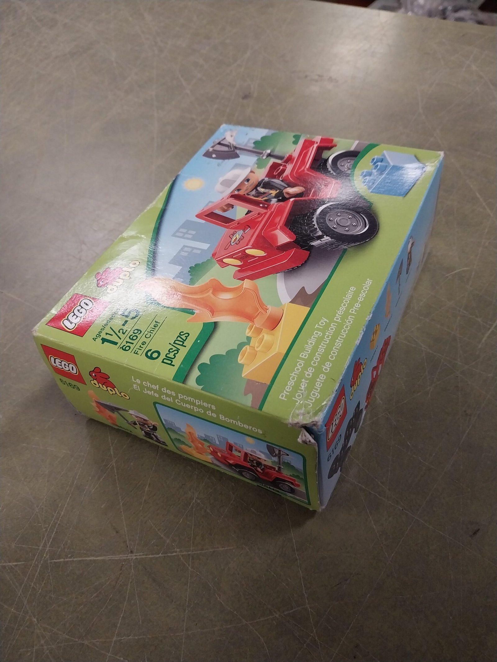 Lego Duplo Ville Fire Chief 6169 2012 6pc set NIB