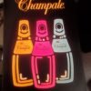 Sparkling Champale Light Up Beer Sign Man Cave Garage Tavern Champagne 18x11 NOS