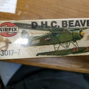 Vintage Airfix D.H.C. Beaver U.S. Army Biplane Model Kit NIB Collectible RARE