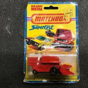 Vintage Matchbox Superfast No 51 Combine Harvester Sealed Blister Pack Farm Box