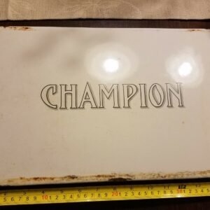 Vintage Porcelain Sign Champion Antique Spark plugs Advertising Collectible!