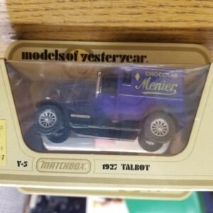 Matchbox Models of Yesteryear 1927 Talbot Chocolate Menier Vintage 1978 Y-5