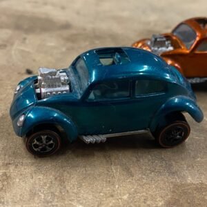 Hot Wheels Redline Custom Volkswagen Dark Blue HK Q3 Hong kong Toy Car Vintage
