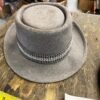2938b475-4464-46b3-8992-d38d095a01f6-1-scaled-1.jpg Vintage Planar Grey Wool Fedora Hat Size 7 - Classic Mallory Style Merino felt
