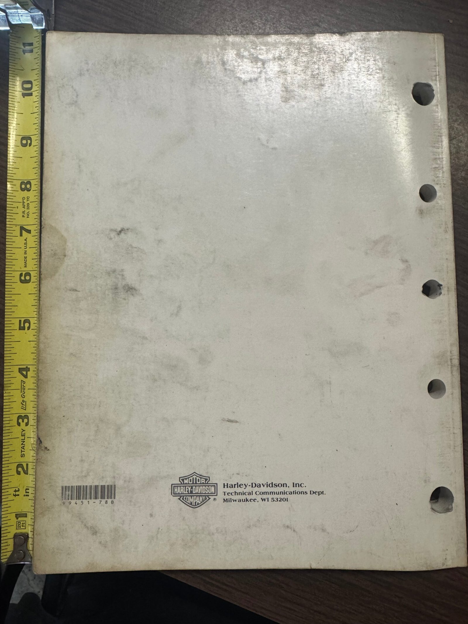 official Harley factory parts catalog 54^78 Sportster XLH