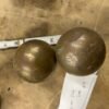 Harley Shovelhead Vtg Accessory Brass Trim Balls Grips Axle Covers Panhead Bed 9