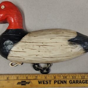 2e177d1a-8d34-42fe-8087-3764d1c2427c-scaled-1.jpg Vintage 1966 Syroco Duck Decoy Wall Plaque Plaster Wood Look Cabin Decor 7015