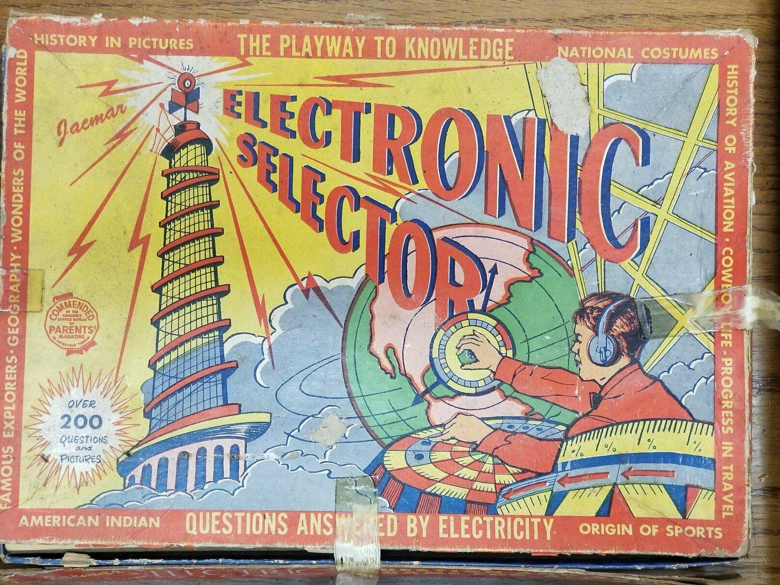 352932231313-0.jpg Vintage/Antique Jacmar Electronic Selector Education Toy Commend Parent's Mag Bo