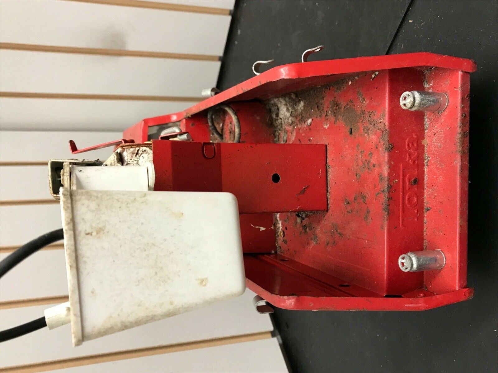 Vintage Tonka Red Snorkle Fire Truck No Ladders Pressed Steel 1970's? Rescue Tin