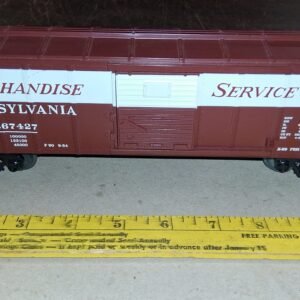 MTH RailKing O Gauge PRR Merchandise Service Boxcar 567427 Sprung Trucks Loose