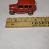 Vintage 1930s Tootsietoy Orange Ford Yellow Cab 3 Window Sedan Diecast Toy Car