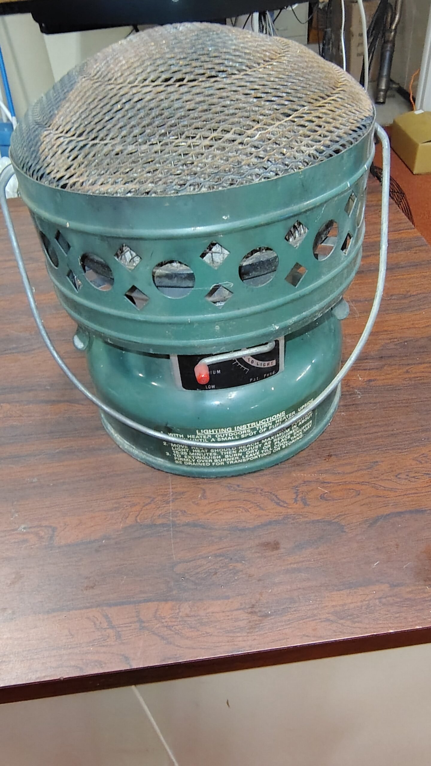 Vintage Coleman Dial-Temp Adjustable Catalytic Camping Heater